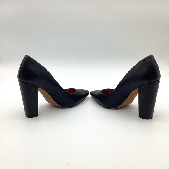 1788. Jessica Simpson Black Block Heel Pumps EUC Size 9 - Picture 4 of 12